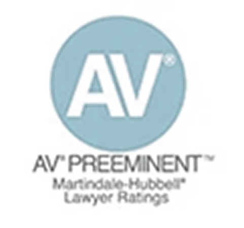 AV Preeminent rating badge by Martindale-Hubbell